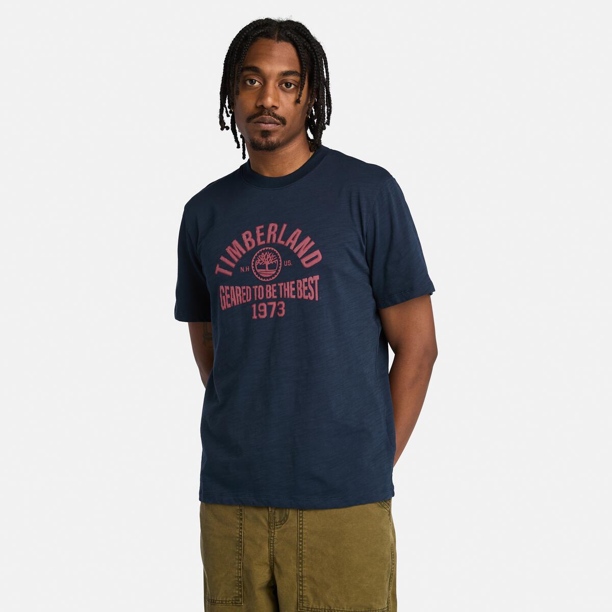 Buy Men s Graphic Tee in Dark Sapphire Online at TIMBERLAND Timberland NZ