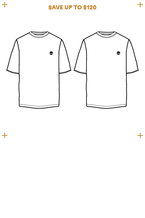 SHORT SLEEVE TEES 2 FOR $120