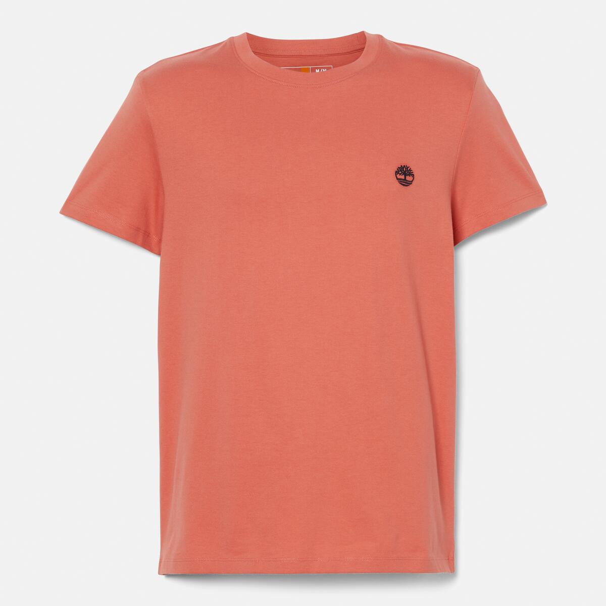 TIMBERLAND Men's Dunstan River Jersey Crew Tee Hot Sauce - Image 5