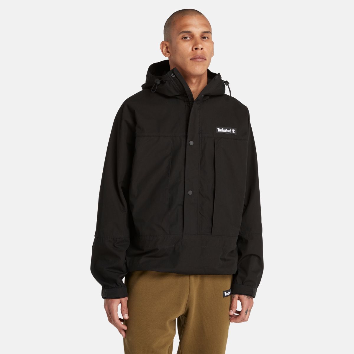 TIMBERLAND Men's DWR Anorak Jacket Black - Image 1