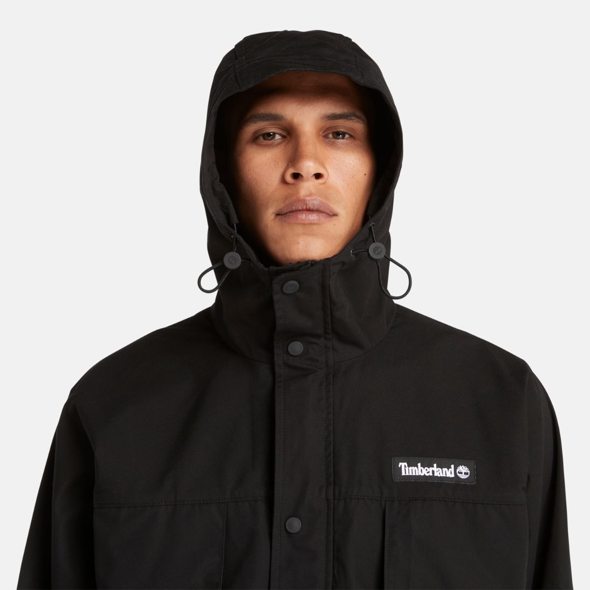 TIMBERLAND Men's DWR Anorak Jacket Black - Image 3