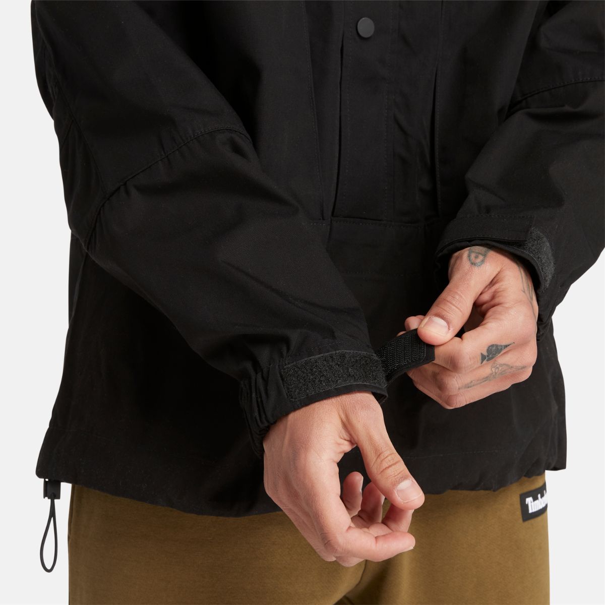 TIMBERLAND Men's DWR Anorak Jacket Black - Image 5