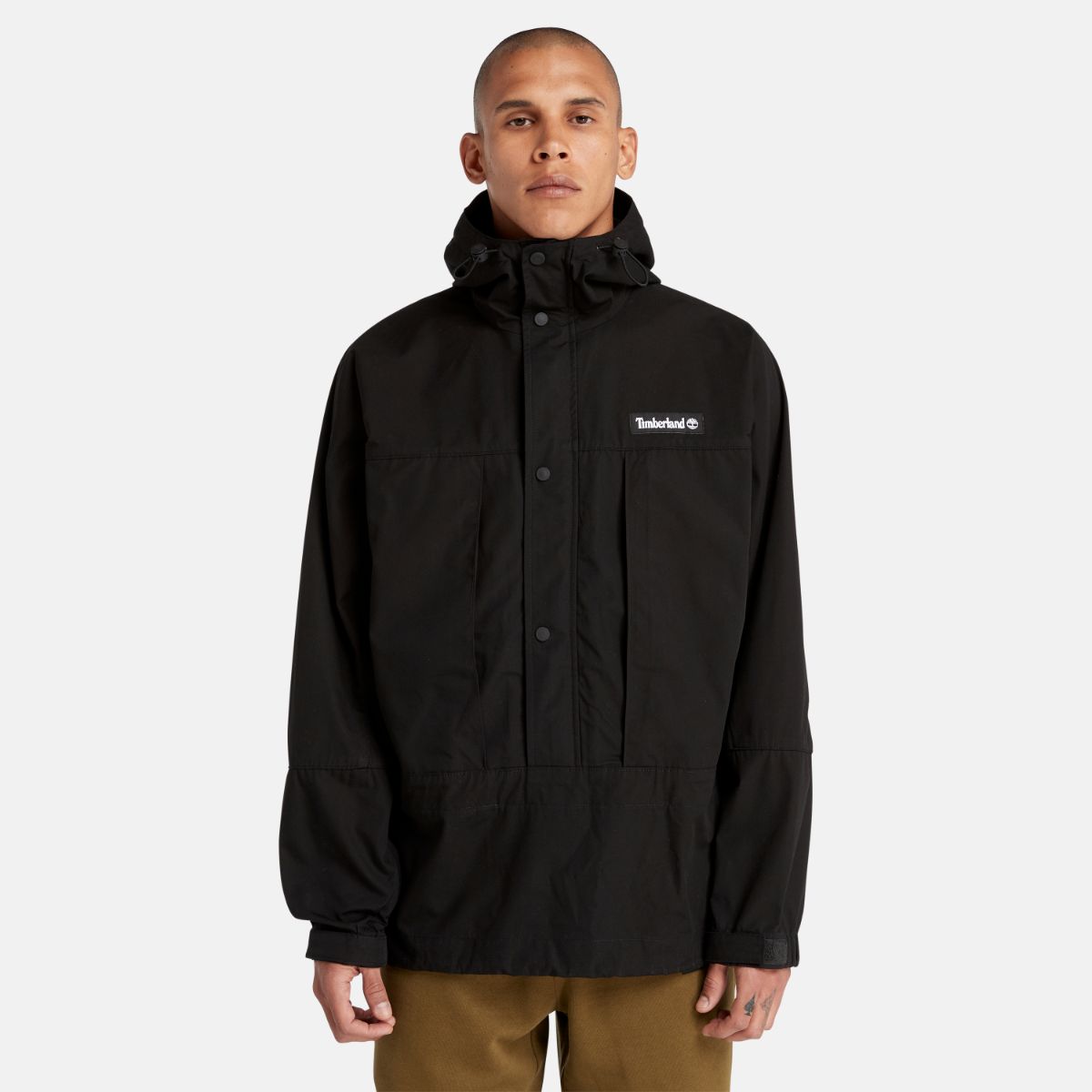 TIMBERLAND Men's DWR Anorak Jacket Black - Image 6