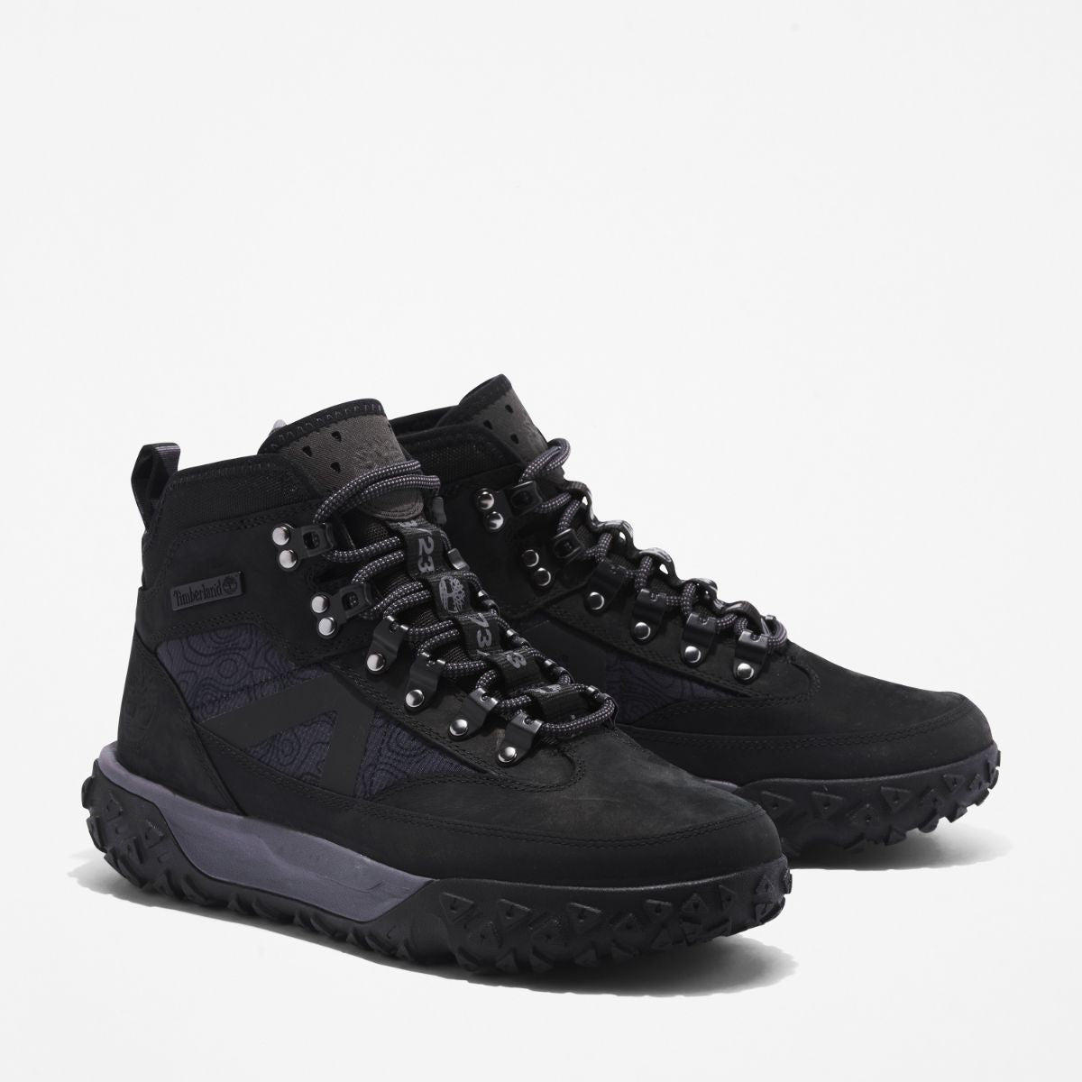 TIMBERLAND Men's Greenstride Motion 6 Waterproof Mid Black Nubuck - Image 4