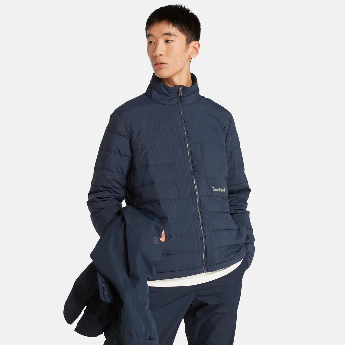 TIMBERLAND Men's Waterproof Super Benton 3 in 1 Jacket Dark Sapphire - Image 4