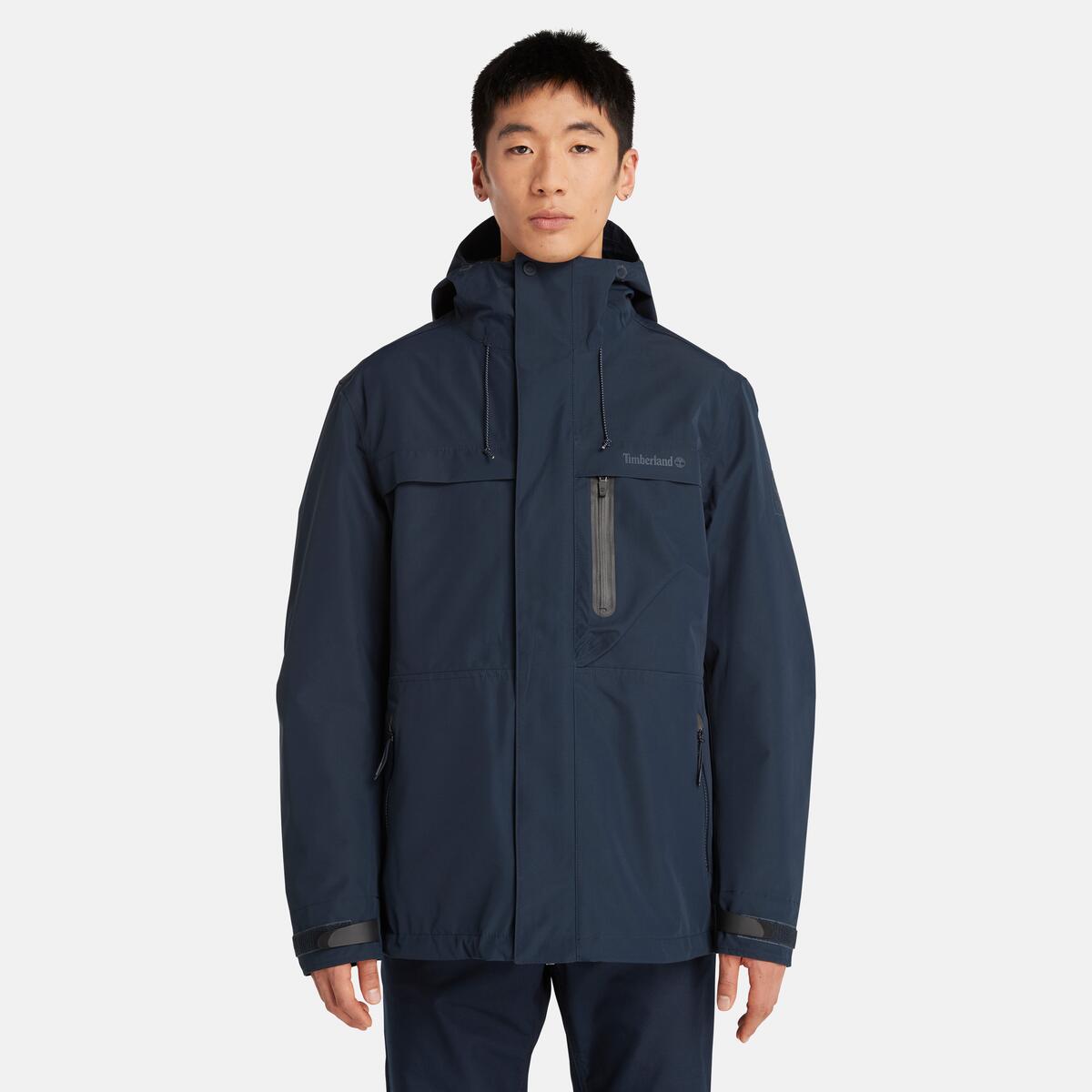 TIMBERLAND Men's Waterproof Super Benton 3 in 1 Jacket Dark Sapphire - Image 9