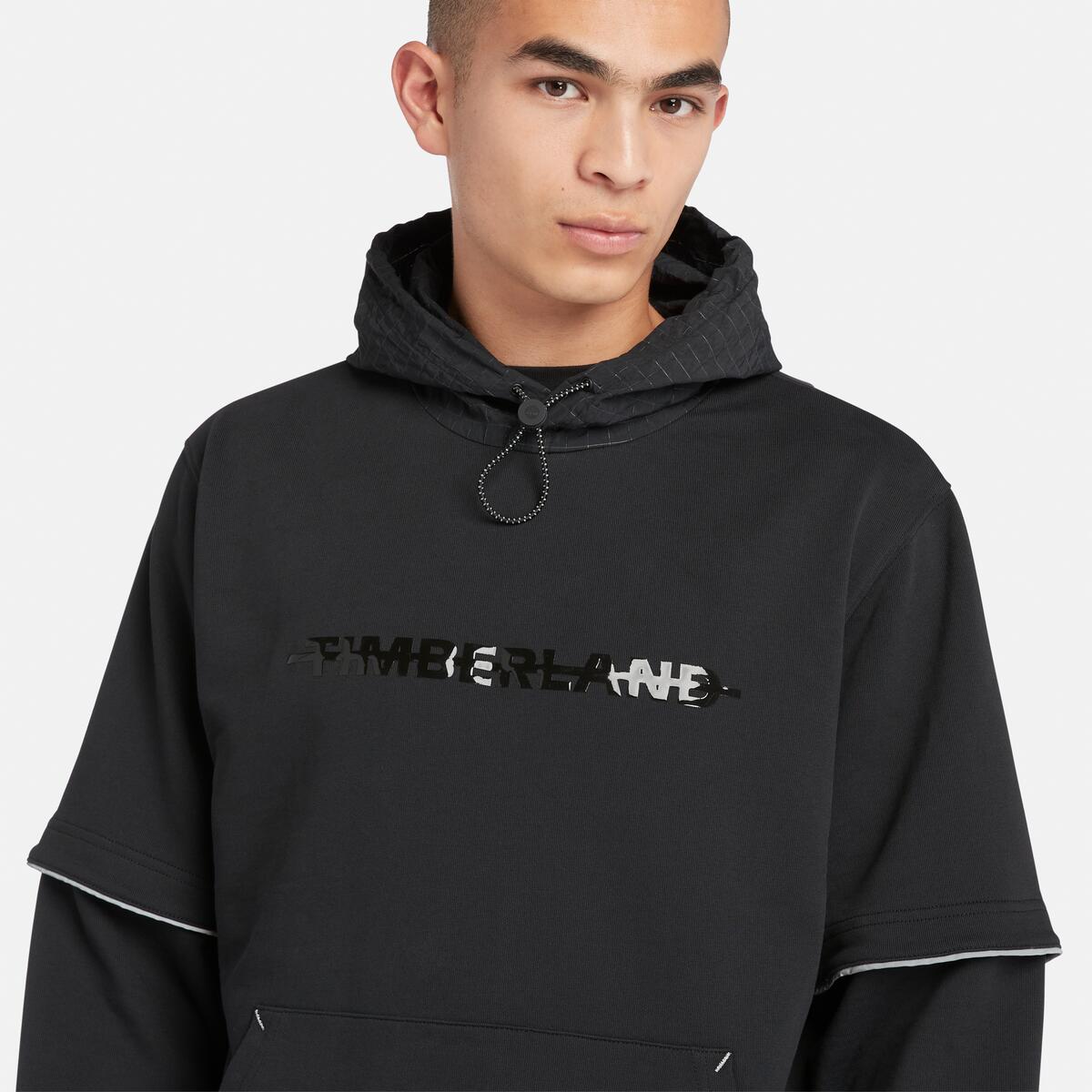 TIMBERLAND Unisex Night Hike LoopBack Hoodie Black - Image 5