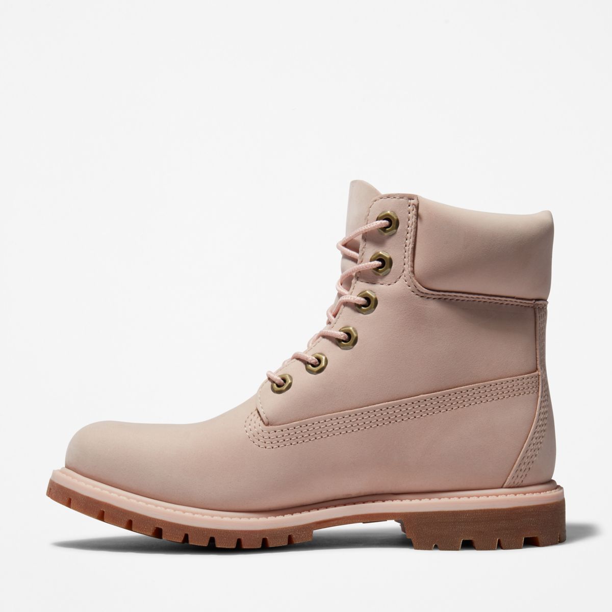 TIMBERLAND Women's 6-Inch Premium Waterproof Boot Light Pink Nubuck - Image 6