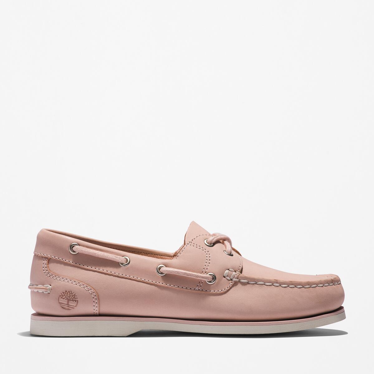 TIMBERLAND Women's Classic 2-Eye Boat Shoe Cameo Rose - Image 1