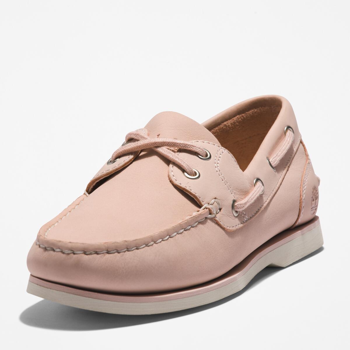 TIMBERLAND Women's Classic 2-Eye Boat Shoe Cameo Rose - Image 9