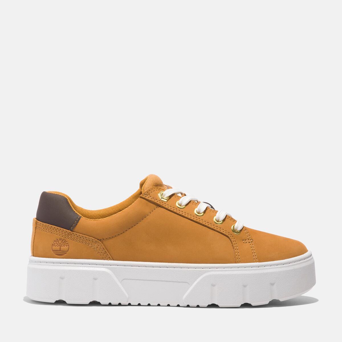 TIMBERLAND Women's Laurel Court Sneaker Low Wheat Nubuck - Image 1