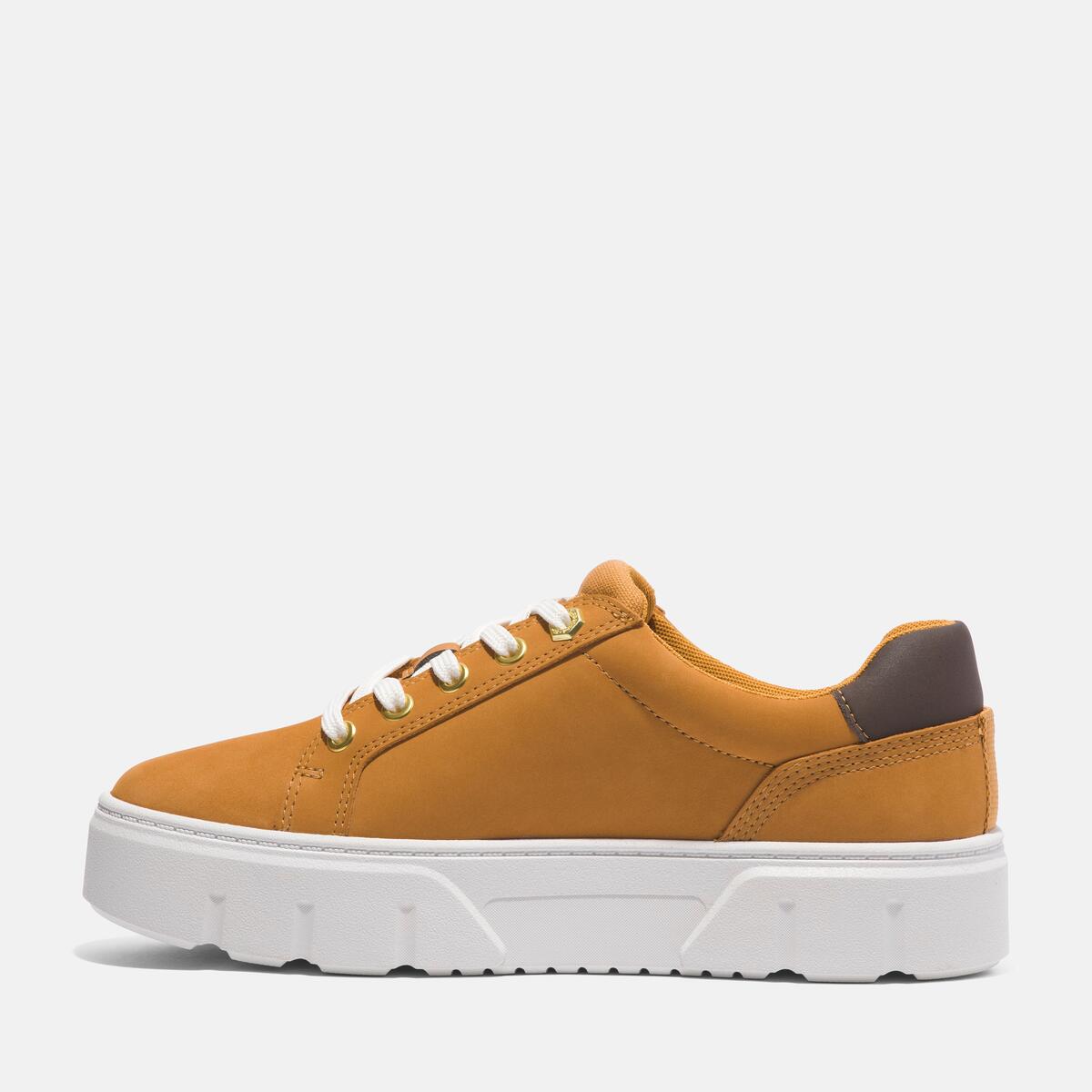 TIMBERLAND Women's Laurel Court Sneaker Low Wheat Nubuck - Image 6