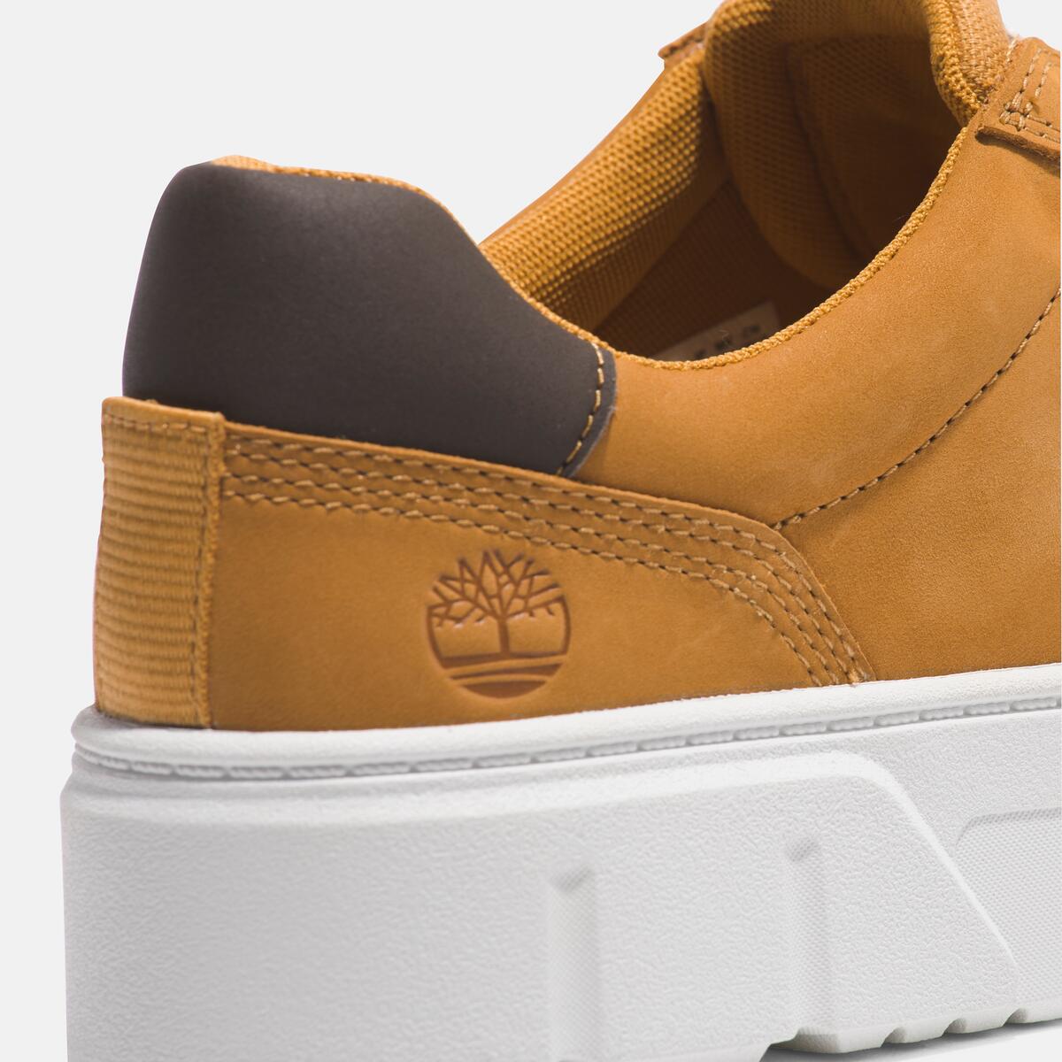 TIMBERLAND Women's Laurel Court Sneaker Low Wheat Nubuck - Image 7