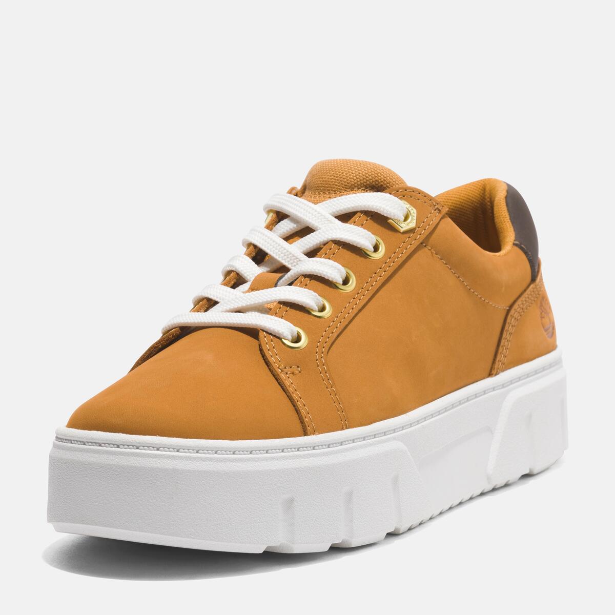 TIMBERLAND Women's Laurel Court Sneaker Low Wheat Nubuck - Image 9