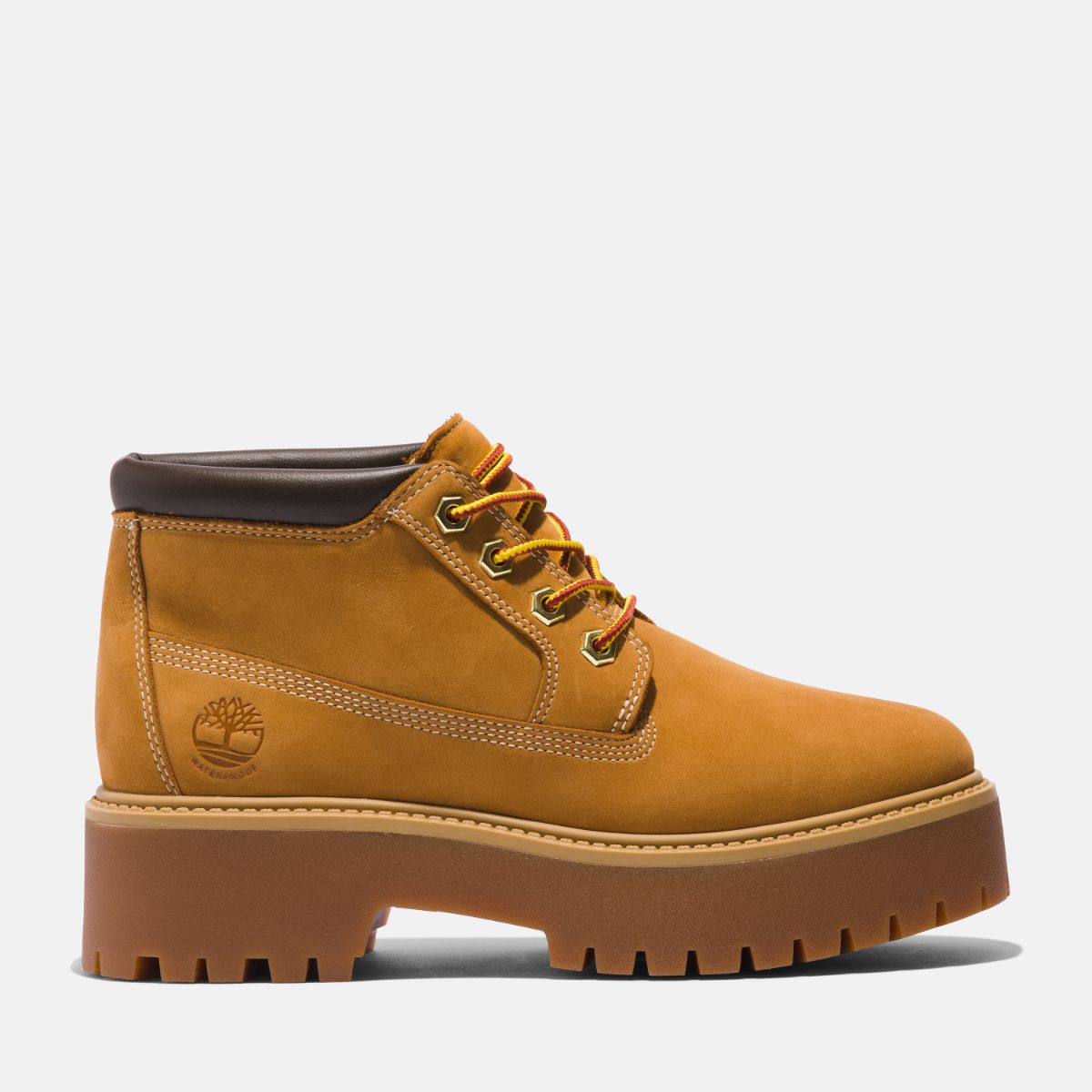 TIMBERLAND Women's Stone Street Waterproof Boot Wheat Nubuck - Image 1