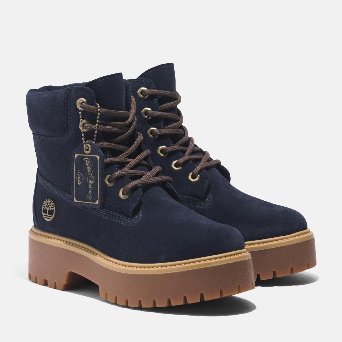 Dark navy boots best sale