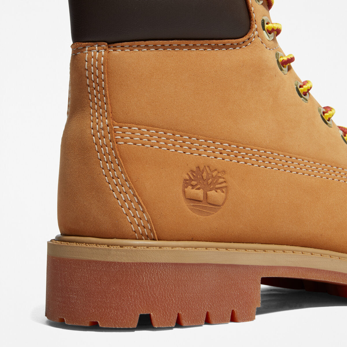 TIMBERLAND Youths 6-Inch Premium Waterproof Boot Wheat Nubuck - Image 6